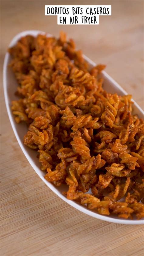 Doritos bits caseros crujientes listos para servir