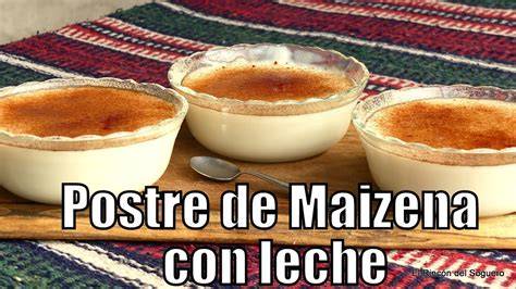 Postre de maicena y leche condensada con capas de panqué