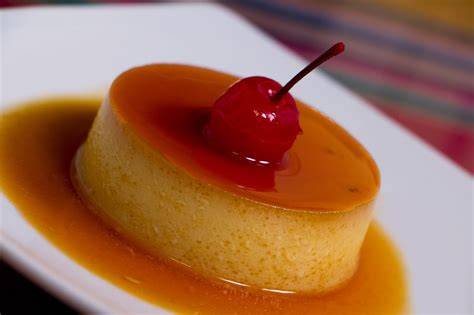 Flan de maicena sin horno con caramelo