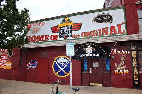 Fachada del Anchor Bar en Buffalo, Nueva York
