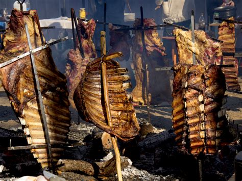 Asado a la estaca con salmuera