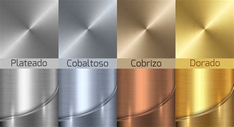 Metales opacos y brillantes