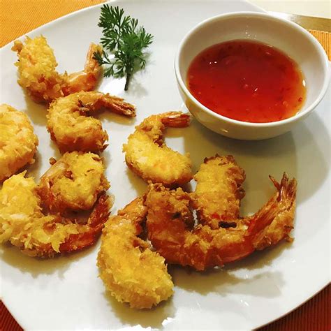 Langostinos rebozados con panko