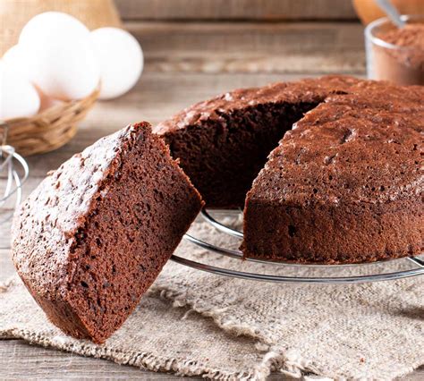 Ingredientes para bizcocho de chocolate cremoso