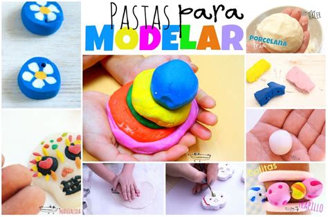 Variedad de pastas para modelar