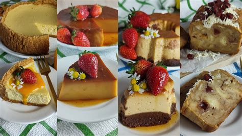 Variedad de postres horneados