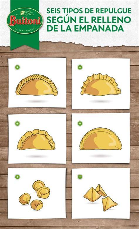 Diferentes tipos de repulgue para empanadas