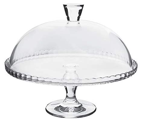 Cubre tartas de cristal con diseño elegante