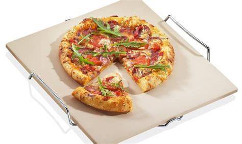 Horno de piedra refractaria para pizza casera