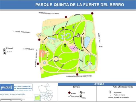 Plano del Parque de la Runa con la distribución de los food trucks y zonas de ocio