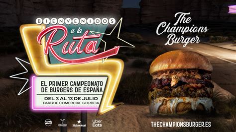 Infografía: Cómo votar tu hamburguesa favorita en The Champions Burger