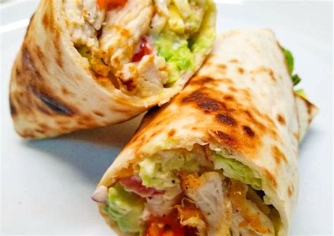 Burritos de pollo listos para servir