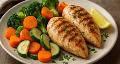 Pechugas de pollo cociéndose con verduras