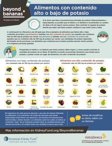 Gráfico de alimentos con alto y bajo contenido de níquel