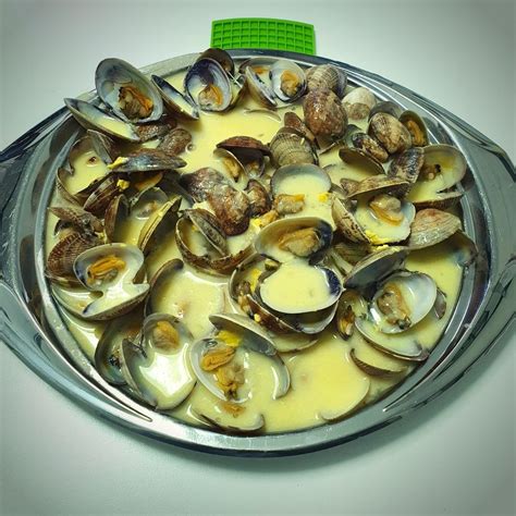 Salsa cremosa de almejas
