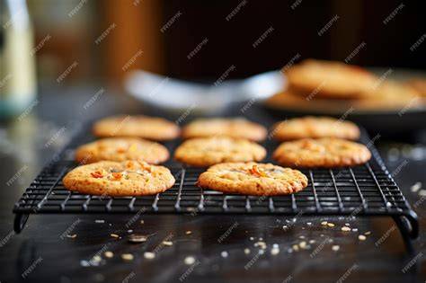 Galletas enfriándose en rejilla