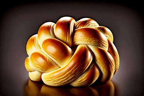 Brioche dulce recién horneado