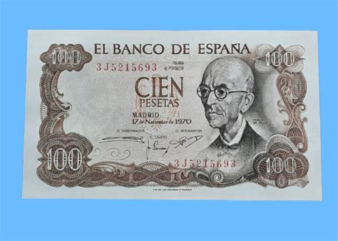 Imágenes de diferentes billetes de peseta a lo largo de su historia