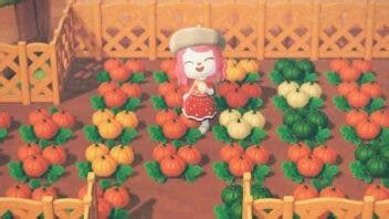 Muebles de Halloween fabricados con calabazas en Animal Crossing New Horizons