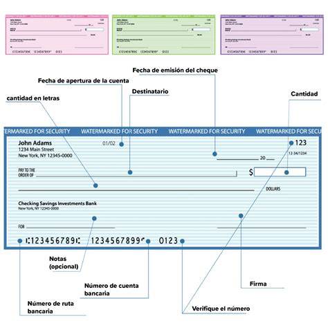 Medidas de seguridad al rellenar un cheque