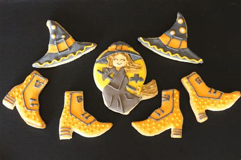 Galletas de Halloween variadas: fantasmas, calabazas, sombreros de bruja