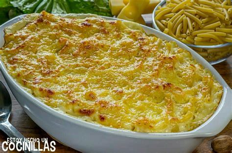 Macarrones con queso gratinados