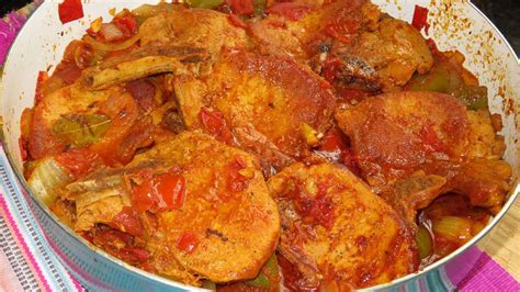 Ingredientes frescos para Chuletas Guisadas
