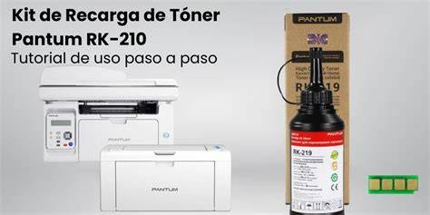 Kit de recarga de tóner con guantes, mascarilla y botellas de tóner