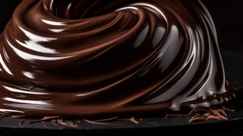 Ganache de chocolate brillante