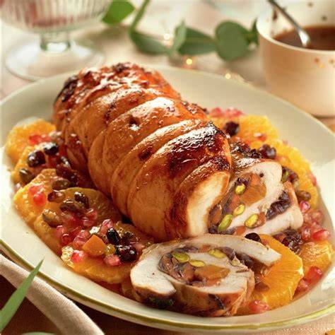 Ingredientes para el relleno de la pechuga de pavo