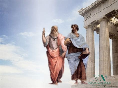 Platón y Aristóteles debatiendo