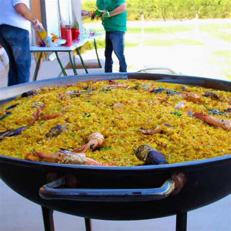 Dorando la carne para la paella