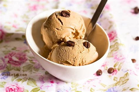 Helado de café casero