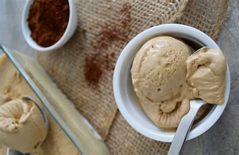 Ingredientes para helado de café
