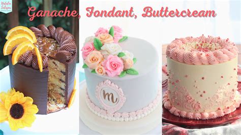 Diferentes estilos de cobertura para tortas