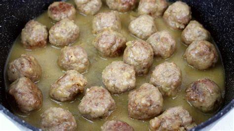 Albóndigas en salsa de cerveza