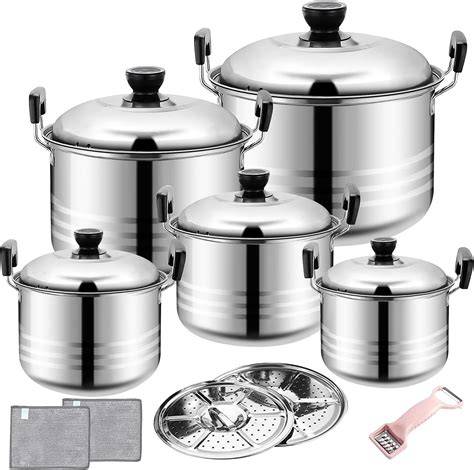 Batería de cocina de acero inoxidable