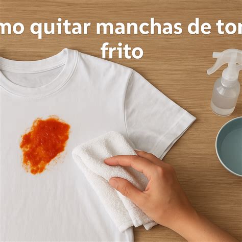 Consejos para quitar manchas de tomate en diferentes superficies