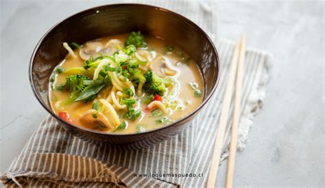 Ingredientes para sopa thai keto