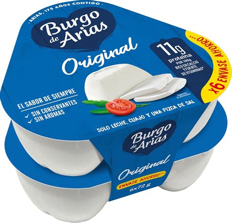 Queso de Burgos de Arias en forma de cono truncado