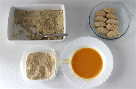 Pasos para formar y rebozar croquetas