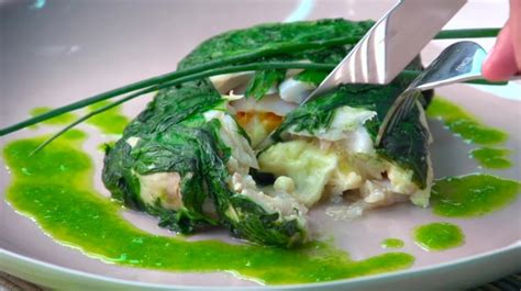 Preparación del relleno de merluza