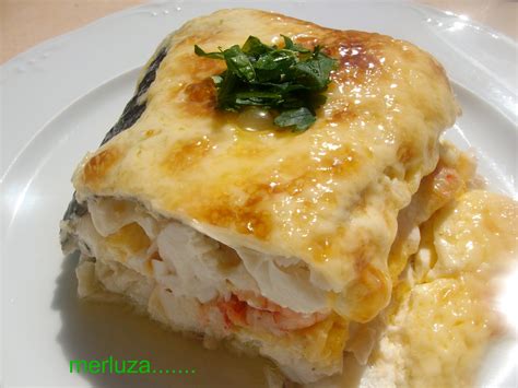 Merluza rellena al horno