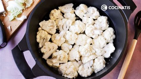 Fussioncook con coliflor cocinándose