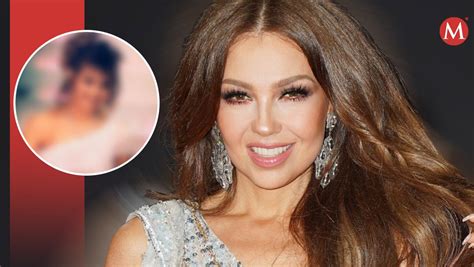 Thalía en sus inicios, comparada con su apariencia actual