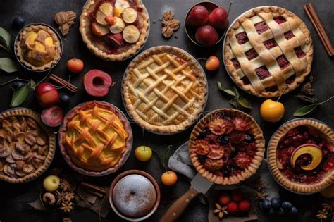 Variedad de tartas con diferentes rellenos