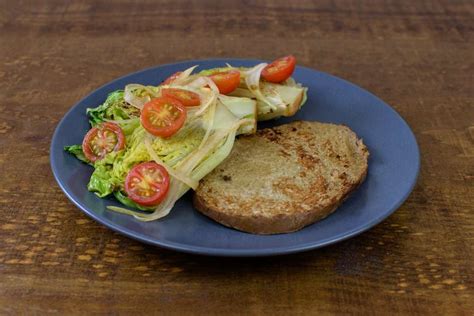 Plato de seitán a la plancha