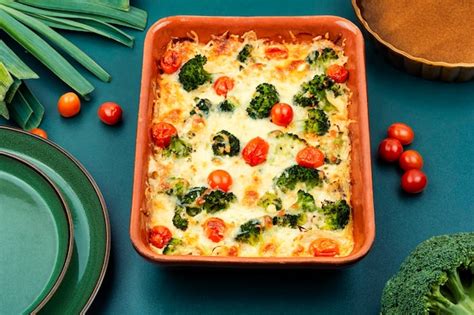 Cazuela de vegetales gratinada en el horno