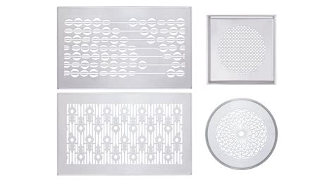 Diferentes diseños de rejillas de ventilación