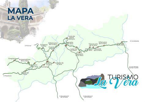 Mapa de ubicación de la comarca de La Vera y Garganta de la Olla